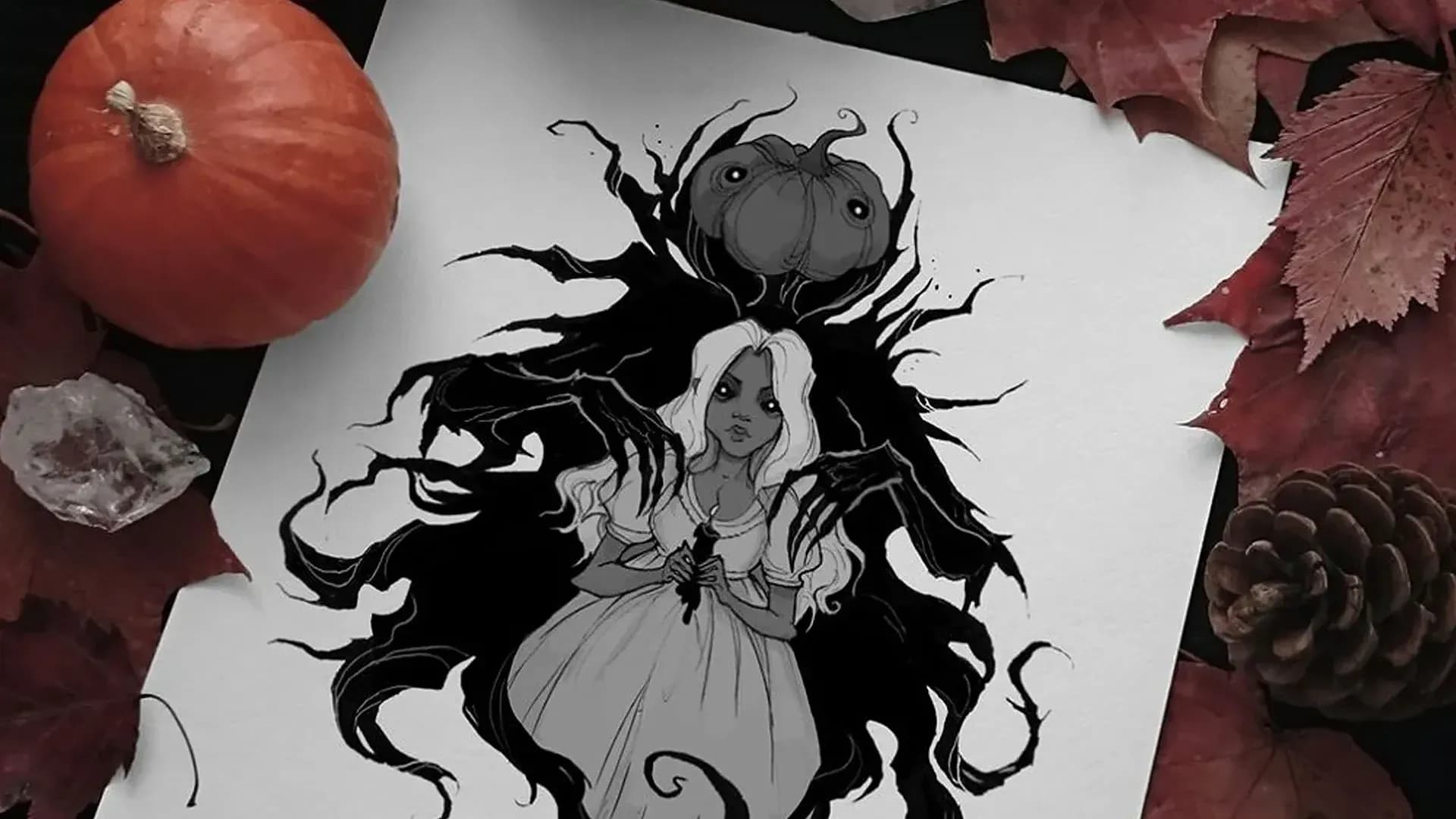 Geniales ilustraciones del Inktober en Instagram