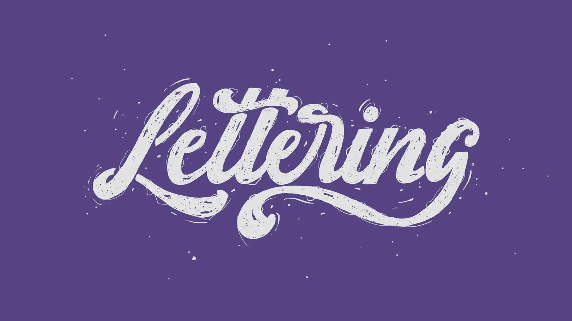 Diferencia entre lettering, caligrafía y tipografía