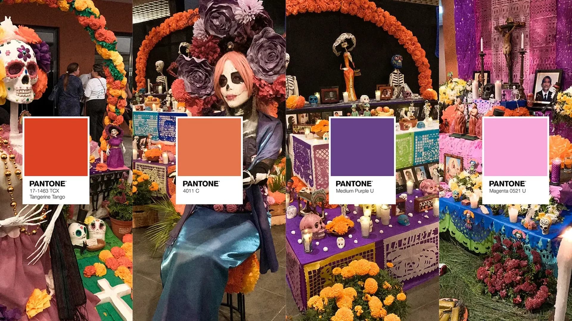 Día de muertos y sus Pantones