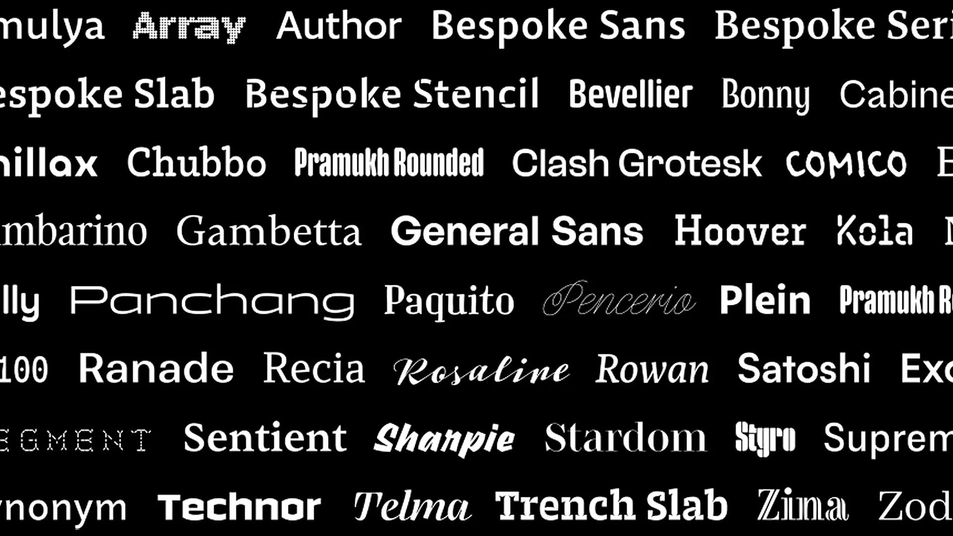 Fontshare: tipografías con calidad sin costo