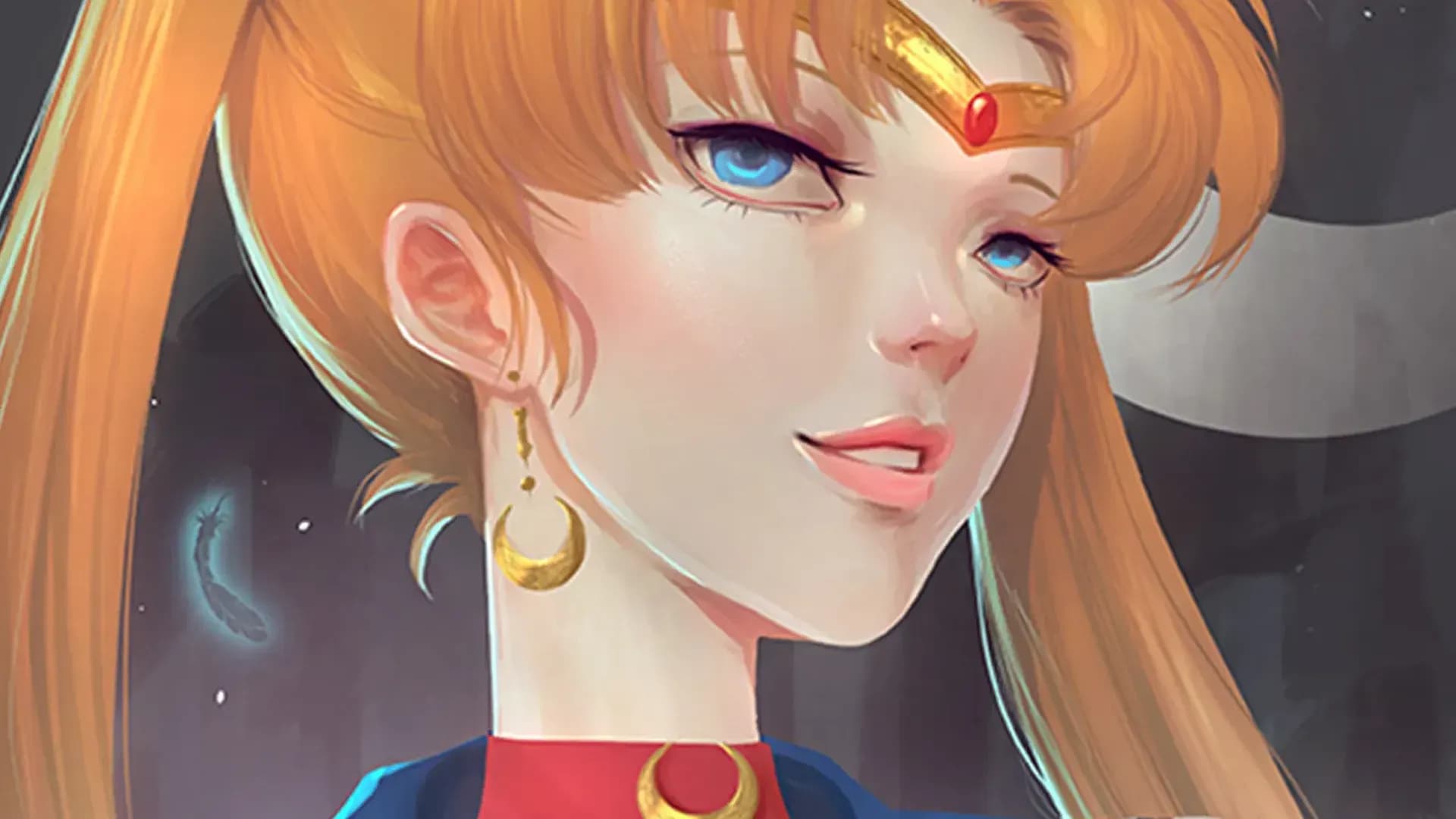 Sailor Moon (fan art) color process @ Uliel