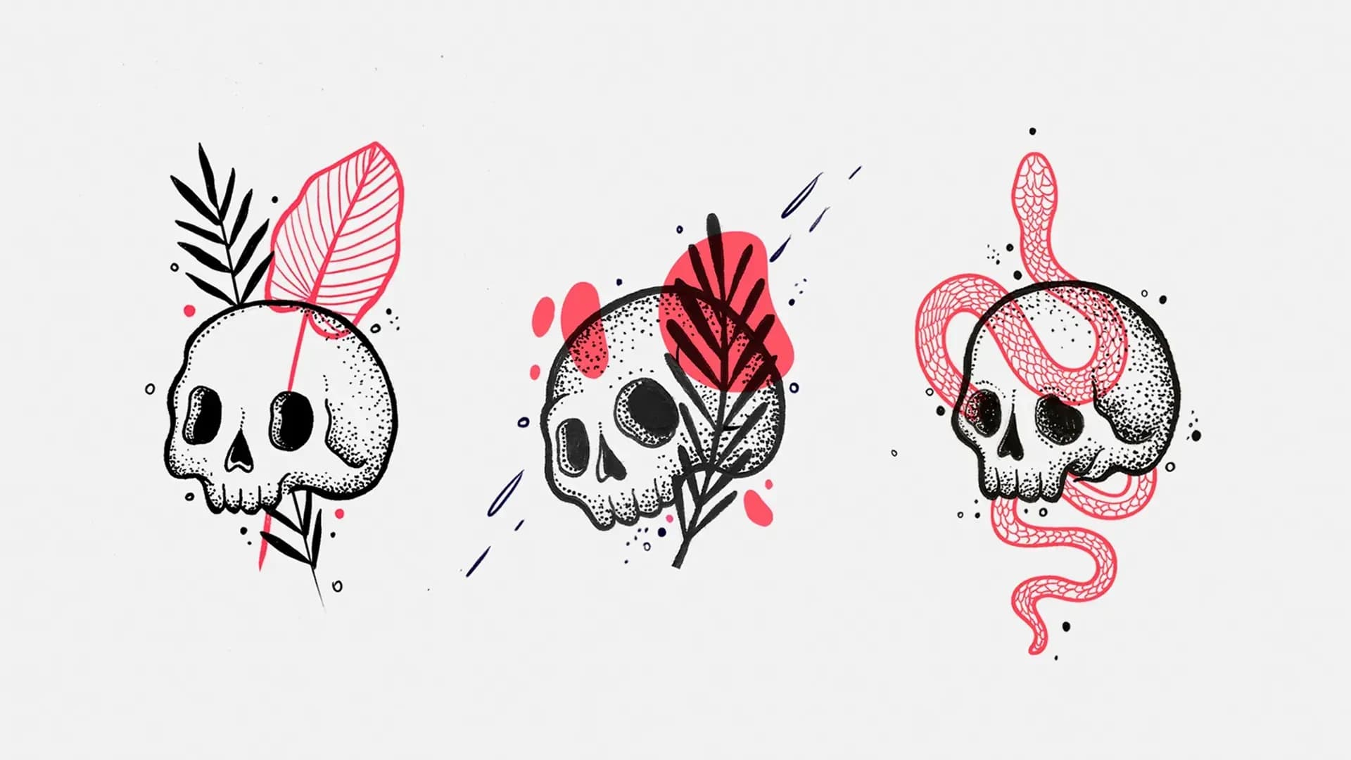 Valeria Corcios: ilustraciones y puntillismo