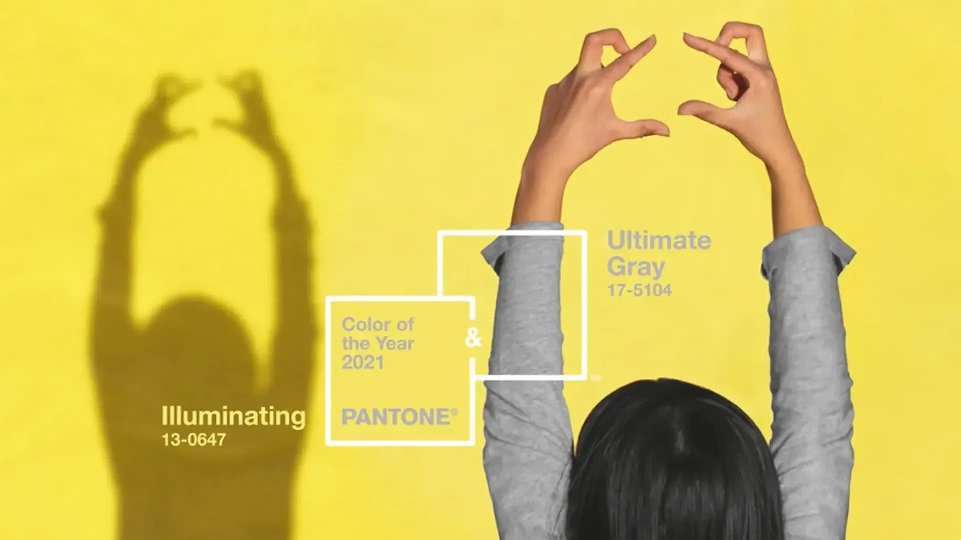 Ultimate Gray + Illuminating: PANTONE 2021